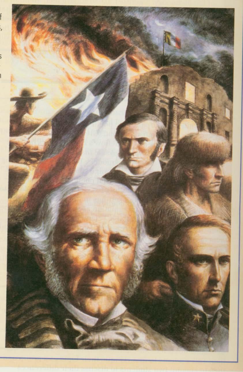 Remember the Alamo, Remember Goliad James Bowie Davy Crocket WB
