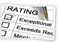 Types of Rating Scales Pass-fail most common Letter system Qualitative labels (excellent to