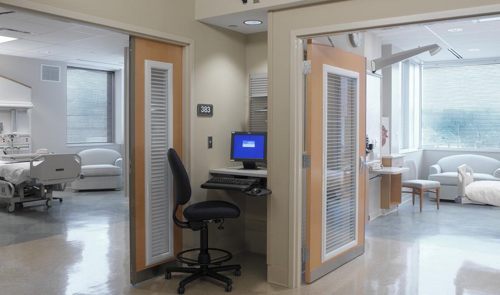 TABLE OF CONTENTS Patients need privacy to heal...1 New hospital design approaches seek to address these issues...2 A move towards using insulating glass with integrated cord-free louvers.