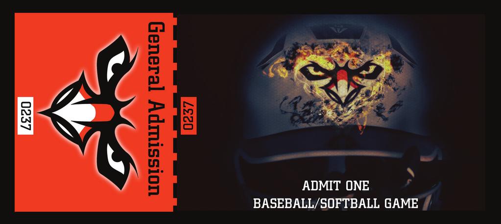 GAMEDAY TICKETS Promote your business on the AUM athletics game tickets!