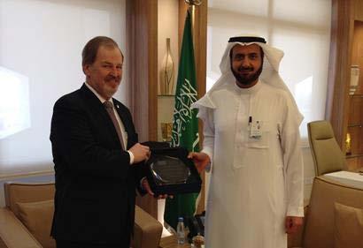 The Ministry of Commerce & Industry met with His Excellency, Tawfig F. Alrabiah, minister of Commerce & Industry.