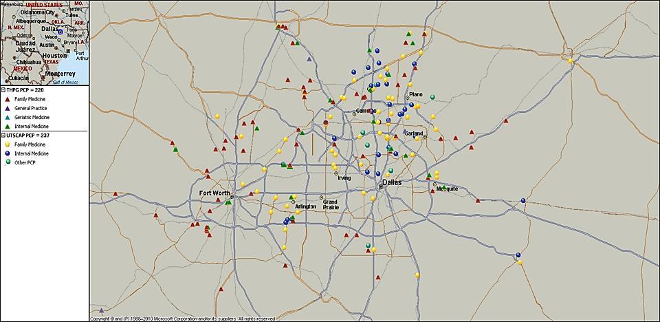 Our Service Area: Dallas / Fort Worth Source: UT