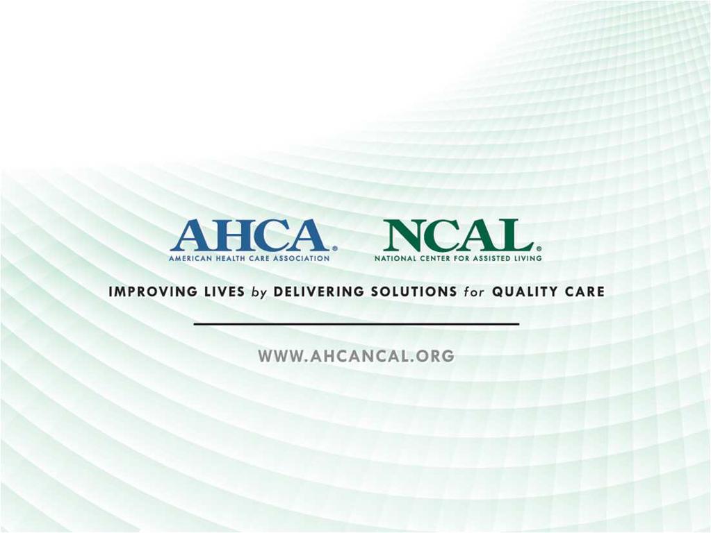 Helpful Links AHCA website https://www.ahcancal.org/facility_operations/pages/electronic- Staffing-Data-Collection.aspx ahcancaled https://educate.ahcancal.org/products/resources-for-mandatoryelectronic-staffing-data-collection-pbj CMS PBJ website https://www.