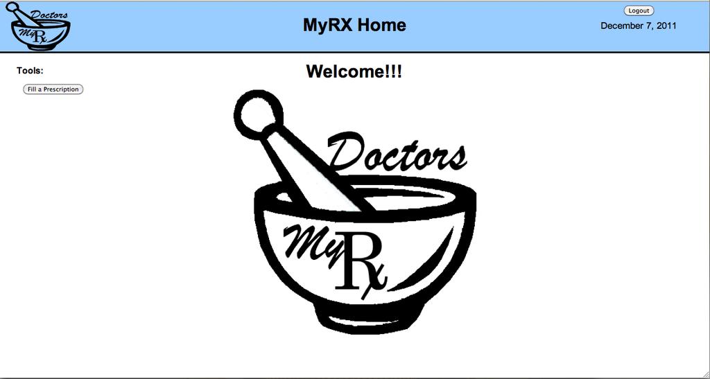 2.5.2. The Doctor User Interface After the doctor logs into our site, they are redirected to the doctor home page, which is shown in Figure 3.