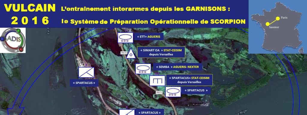 Introduction Within a collaboration of the French Army, French DGA and industry, sponsored by the ADIS group ( a French M&S organization) in the context of the new program SCORPION* and the joint