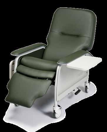 Third or Full Recline Position: Ideal for patient treatment, rest and reading. 4.