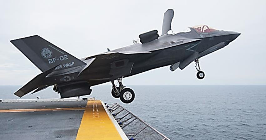 F-35 The United States Marine Corps plans to purchase 340 F-35Bs, to replace current inventories of both the FA- 18 Hornet (A, B, C and D-models), and the AV-8B Harrier II, in the fighter and attack