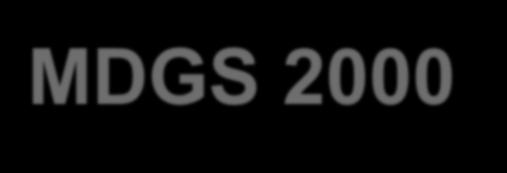 MDGS 2000 2015 Goal