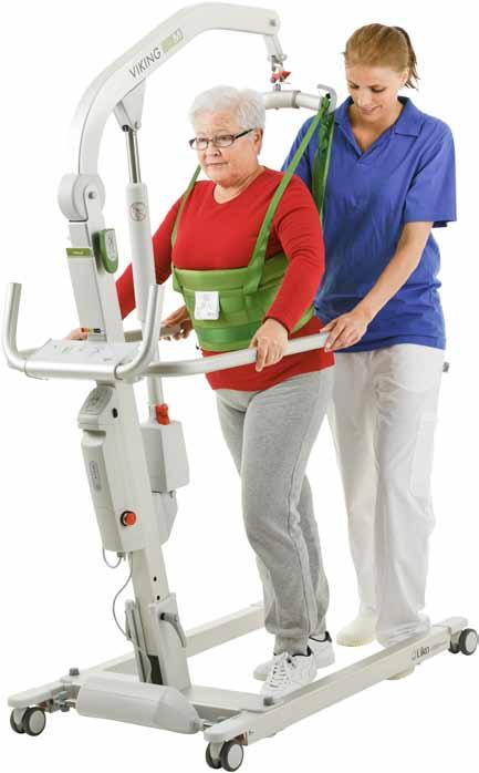 The horizontal lift OctoStretchTM lifts the patient safely and securely, for example, after surgery.