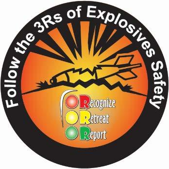 UXO Safety Steps Should you encounter UXO or suspicious items: STOP, do NOT touch or attempt to move any object you find.