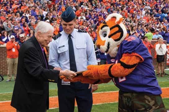 Clemson Continued from Page 3 In addition to the 1917 War Class volunteers, many faculty, staff and alum also volunteered or were called to serve.
