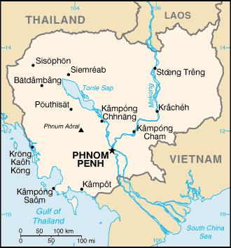 PROVENTION CONSORTIUM Community Risk Assessment and Action Planning project CAMBODIA Kompong Cham, Prey Veng and Kandal Copyright 2002-2005, Maps-Of-The-World.