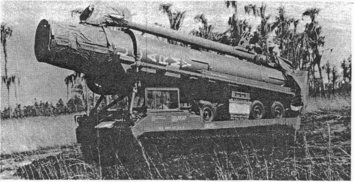 AN/TRC-80 are mounted and transported on a single type of vehicle, the XM474 missile equipment carrier.