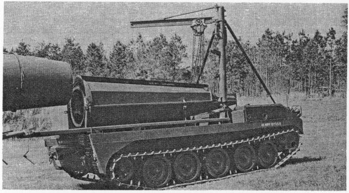 Figure 7. Warhead section mounted on XM474.