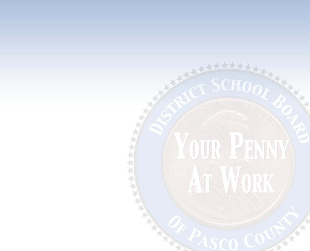 District School Board of Pasco County Proposed Projects School remodels/campus redevelopments 77% Technology