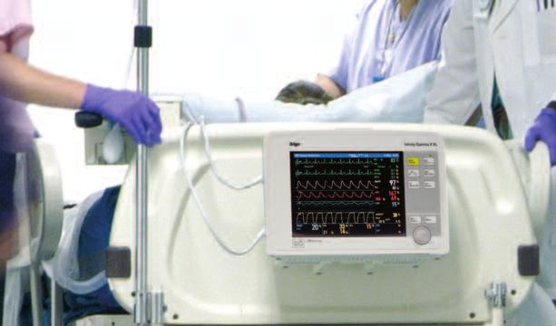 17 IdeAl for MId-AcuIty environments For adult and pediatric patients in the Operating Room, Infinity Gamma series monitors offer features such as a dedicated OR mode.