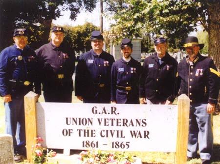 Clark Seum, Brad Schall The Oak Hill GAR Plot Rededication Ceremony held in San José on Saturday, September 9, 2001 was a great success!
