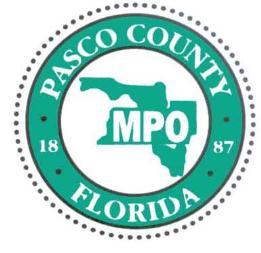 AGENDA PASCO COUNTY METROPOLITAN PLANNING ORGANIZATION TECHNICAL ADVISORY COMMITTEE AND CONGESTION MANAGEMENT PROCESS TASK FORCE MEETING MONDAY OCTOBER 6, 2014, 1:30 P.M. WEST PASCO GOVERNMENT CENTER 8731 CITIZENS DRIVE NEW PORT RICHEY, FL PLANNING & DEVELOPMENT / MPO 3 rd FLOOR, SUITE 320 - CONFERENCE ROOM A I.