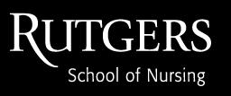 Ph.D. Program in Nursing Handbook for Students Rutgers, The State