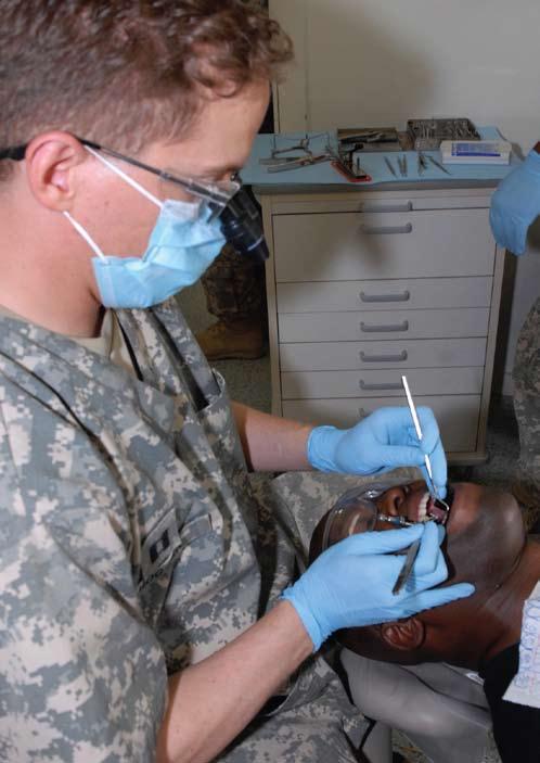 While on their mission, Soldiers may forget about another set of weapons that are essential during a deployment: a toothbrush and dental floss.