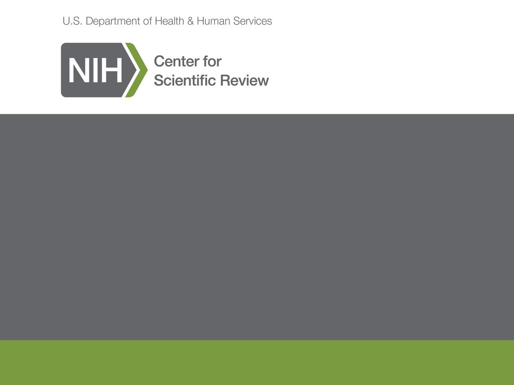 NIH Peer Review How is your Application Reviewed Mark Rubert, Ph.