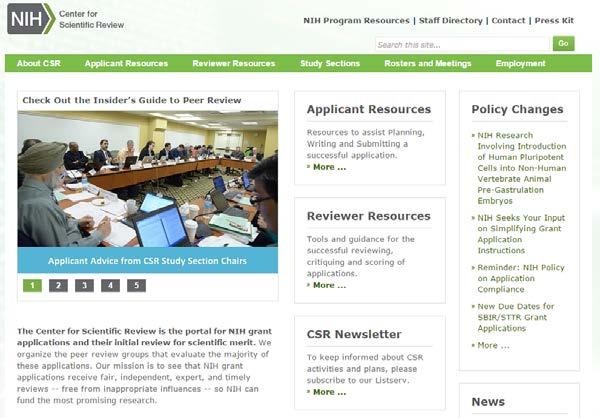 CSR Web Site About CSR Applicant Resources Study