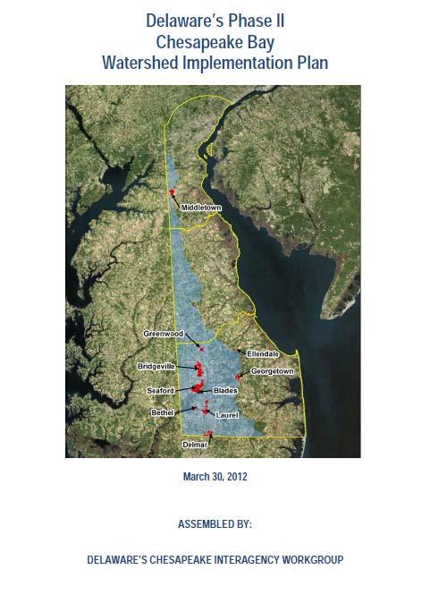 Implementation Grants (CBIG 1 and 2) For Delaware to meet its pollution limits for nitrogen, phosphorus, and sediment to help restore the water quality in the Chesapeake Bay and its tidal tributaries.