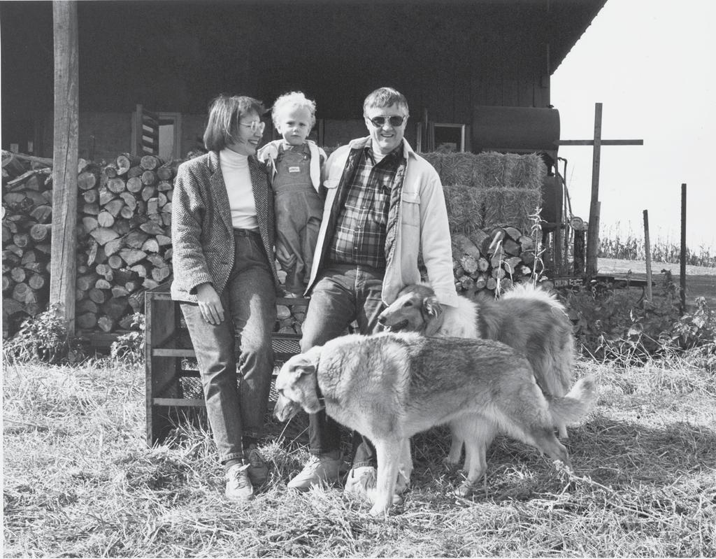 A Wisconsin family who received agricultural financing from WHEDA in 1987.