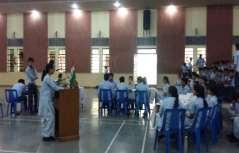 17 The students of class VII and VIII attended a legal literacy session of the