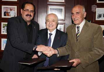 Abu-Ghazaleh donates to the Palestine Ministry of Higher Education and Scientific Research for the international high-speed linkage for research and education Amman - HE Dr.