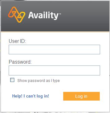 Your User ID / password for Availity is separate from and may be different than your