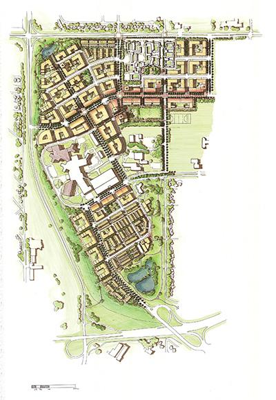 Development of West Campus Lands 200 acres located adjacent to and west of main