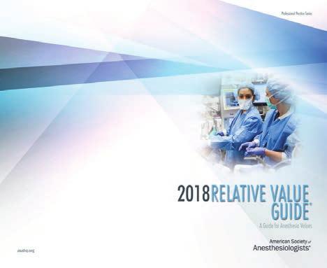 RVG contains CPT codes and full descriptors for anesthesia services and