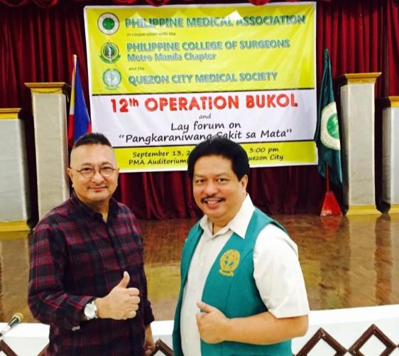 and Disaster in cooperation with the Philippine College of Surgeons (PCS) Metro Manila Chapter and the Quezon City Medical Society (QCMS) conducted its 12 th Operation Bukol and Lay Forum on,