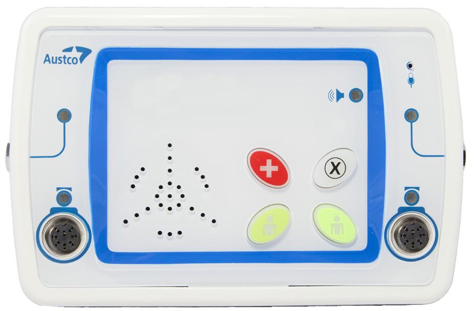 Easy to use, multifunction handsets with patient friendly operation to instantly alert nurses.