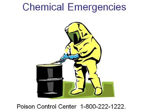 One last note--never enter an area you suspect may have a chemical release--leave it to the professionals who are trained and equipped to handle it!