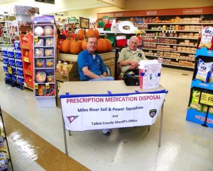 While the collection amount was a little disappointing at the Talbot Senior Center, the collection at the Easton Safeway on Friday Oct 23 was a full barrel which equates to approximately 40 to 45