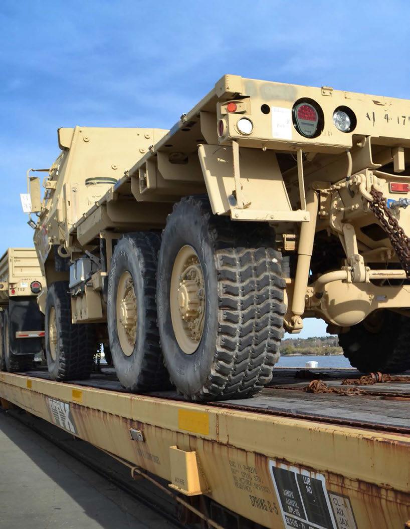 The 842nd Transportation Battalion, 597th Transportation Brigade, Military Surface Deployment and Distribution Command, orchestrates terminal operations