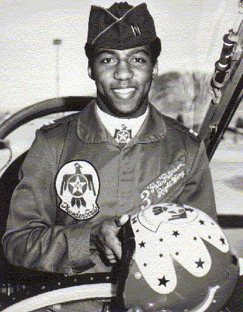 African-American Aviation Captain Joseph "Peter" Petersen of the Thunderbirds.