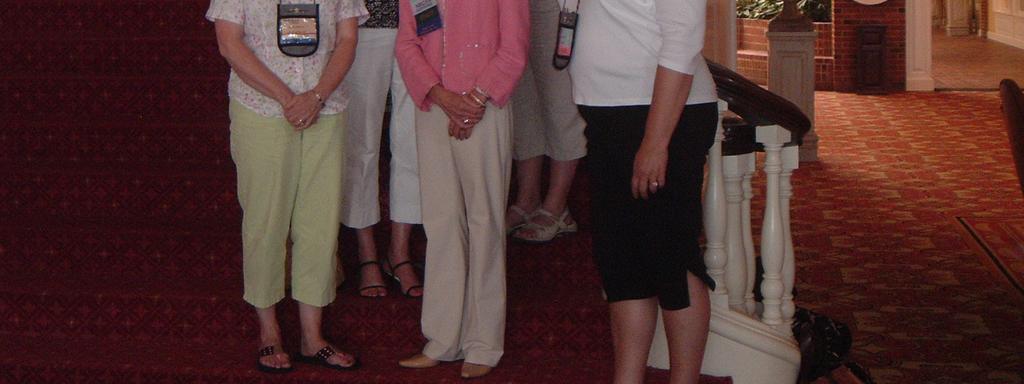 Lisa Skorzewski Cathy Storey and Anna Taylor South Carolina delegates gathered at the Magnolia staircase at the Gaylord Opryland Resort.