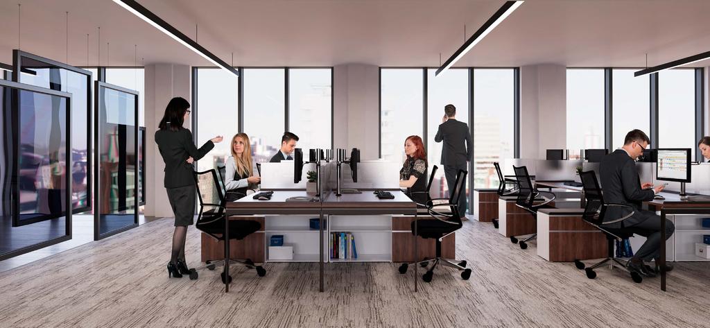 Upper floor workspace CONNECTED PHYSICALLY & DIGITALLY... Creating the right physical and digital environment for your business has never been more important.