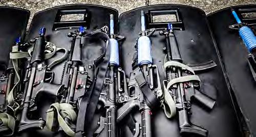 Logistics Ballistic Shield Handgun, Long Gun Body Armor Eyes, Ears, Kneepads Live Fire Ammunition 350