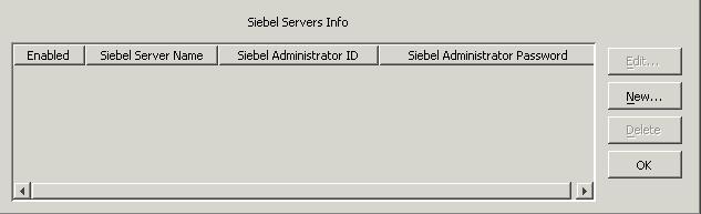 Foglight Cartridge for Siebel 3. Select the AppServer for the config list, and click Edit.The Config List Edit template opens. 4.