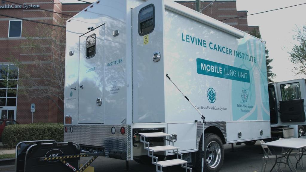 Section 5 Community Benefits Carolinas HealthCare System s Mobile Lung Cancer Screening Unit The Levine Cancer Institute Mobile Lung Unit According to the Centers for Disease Control and Prevention,
