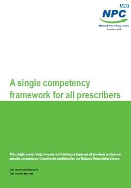 Context: a brief history Cumulative development experience and practical application indicated that, regardless of professional background, there is a common set of prescribing