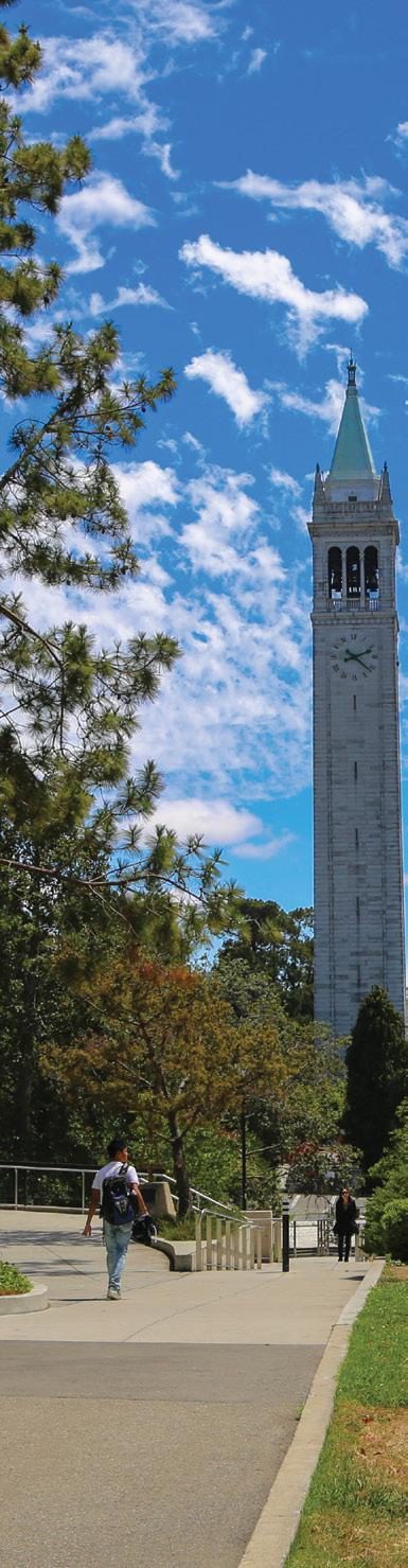 The campus, centered in the unique town of Berkeley, offers stunning views of the San Francisco Bay.