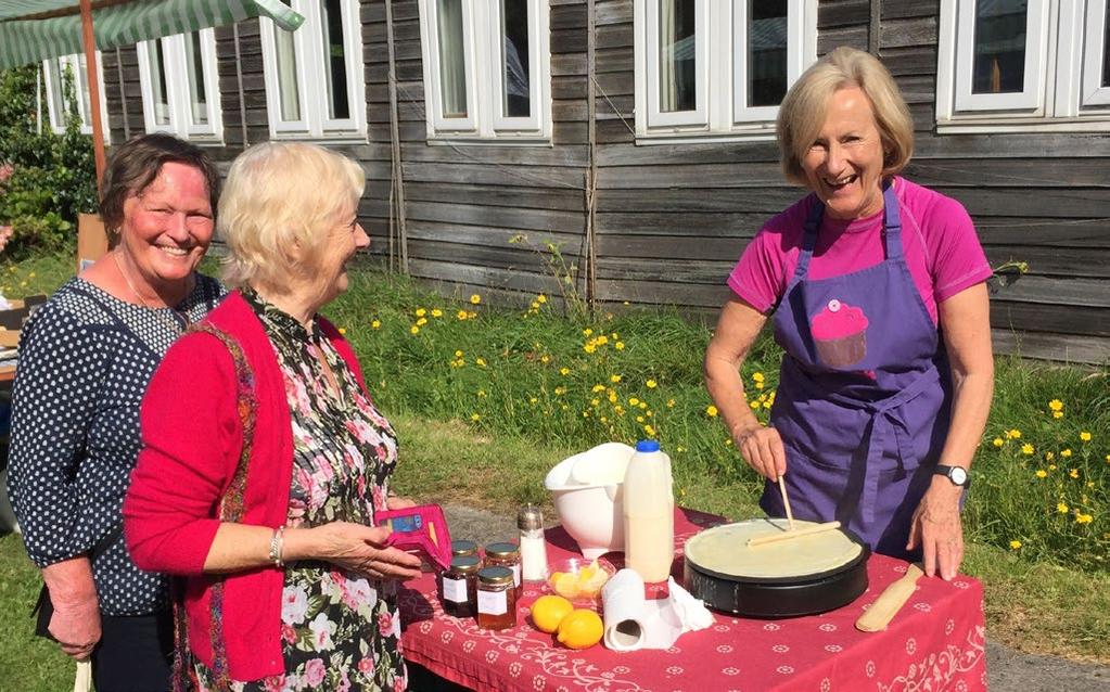 She brought together local food producers and resources and puts the profits in the village fund. The market also facilitates the sale of surplus food at affordable prices.