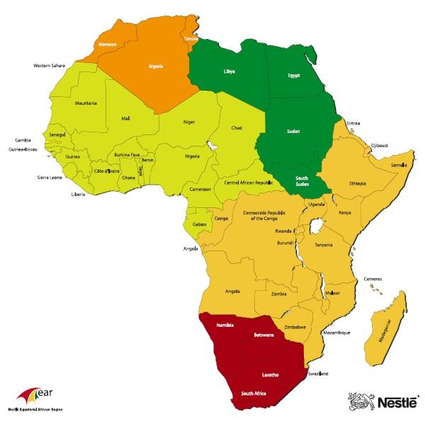 Nestlé in Africa 1. Nestlé commercially present in Africa since 1880s 2. First factory in South Africa in 1927 3. Today, 28 factories and 4 more under construction.
