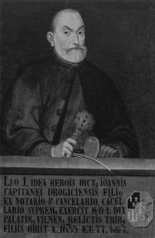 Nežinomas dailininkas. LDK kanclerio, Vilniaus vaivados ir LDK didžiojo etmono Leono Sapiegos (1557 1633) portretas. Kodenio portretų galerija. 1709 m.