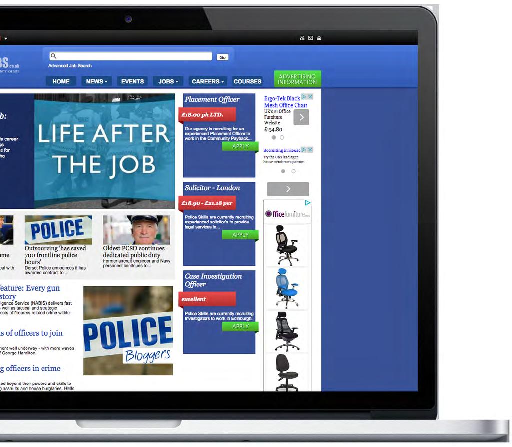 The Job Sites Red Snapper Media dominates the police and justice recruitment advertising landscape. Jobs are promoted throughout the network.